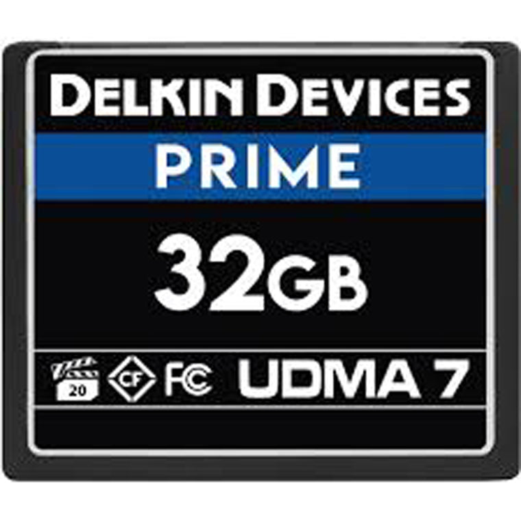 Delkin Prime 32GB Compact Flash 1050X (UDMA 7) Memory Card 160MB/s