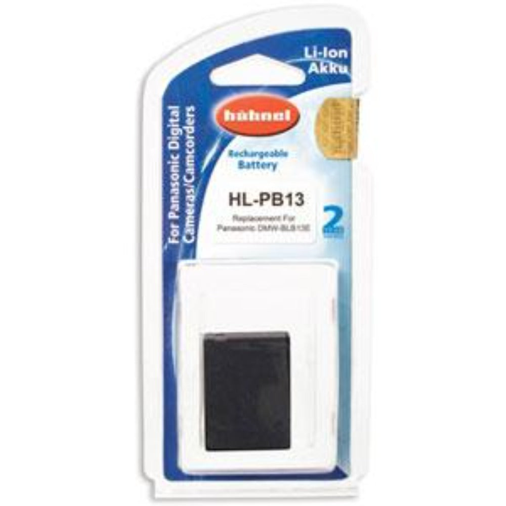 Hahnel HL-PB13 7.2v 1100mAh - Panasonic Lumix DMW-BLB13E Replacement Battery