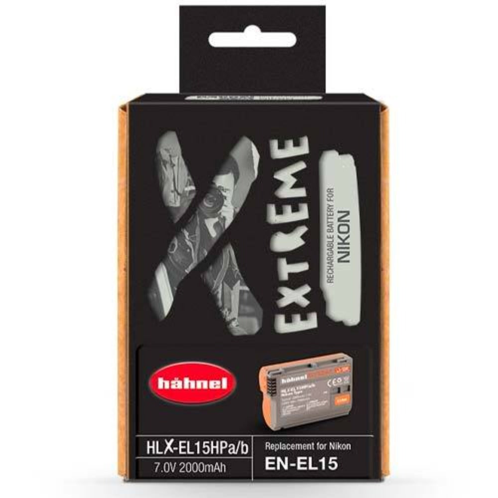 Hahnel Extreme HLX-EL15 HPa/b 7.0v 2000mAh - Nikon EN-EL15 Replacement Battery