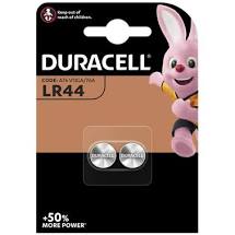 Duracell LR44/A76 Alkaline 1.5V Pack of 2
