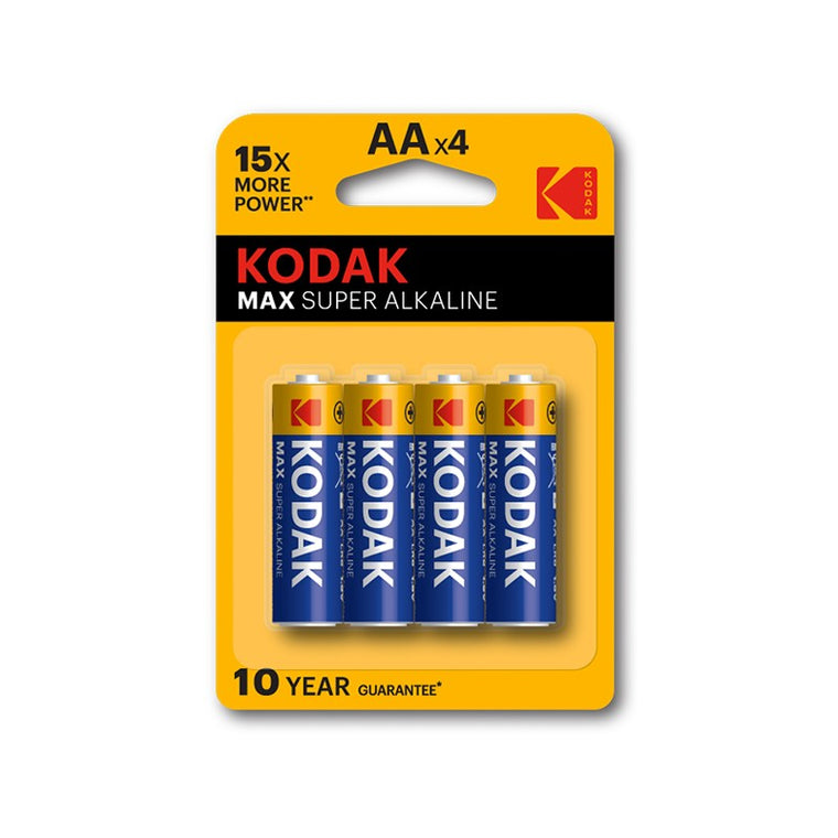 Kodak Max AA Batteries Pack of 4