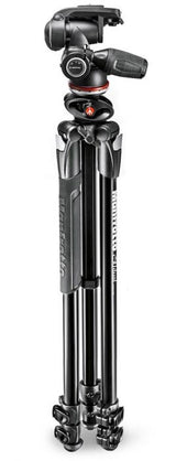Manfrotto 290 Xtra 3 Section Aluminum Tripod with 3 Way Head