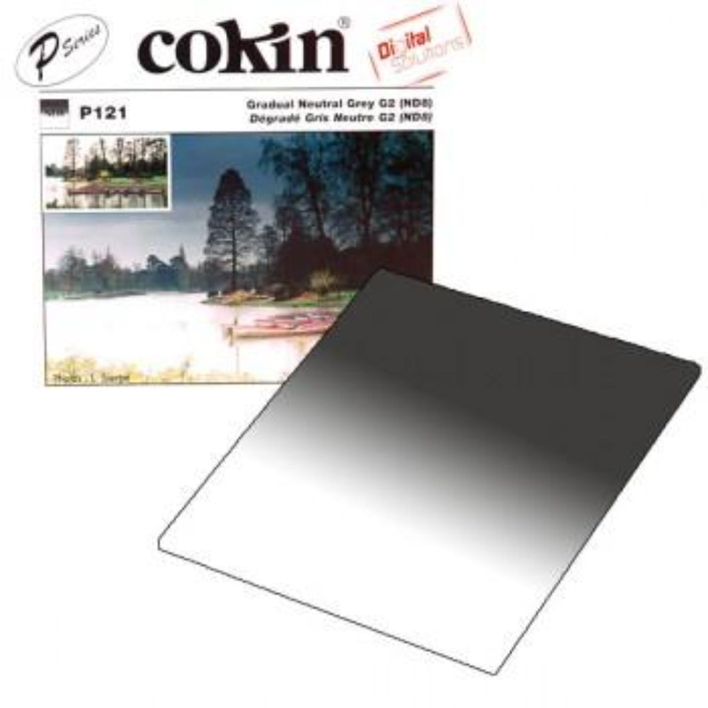 Cokin P Series 121 Medium Graduated Grey filter ND8 (3 stops)