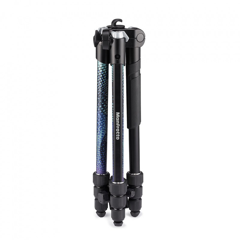 Manfrotto Element MII Blue - 4 section Aluminium Tripod with Ball Head
