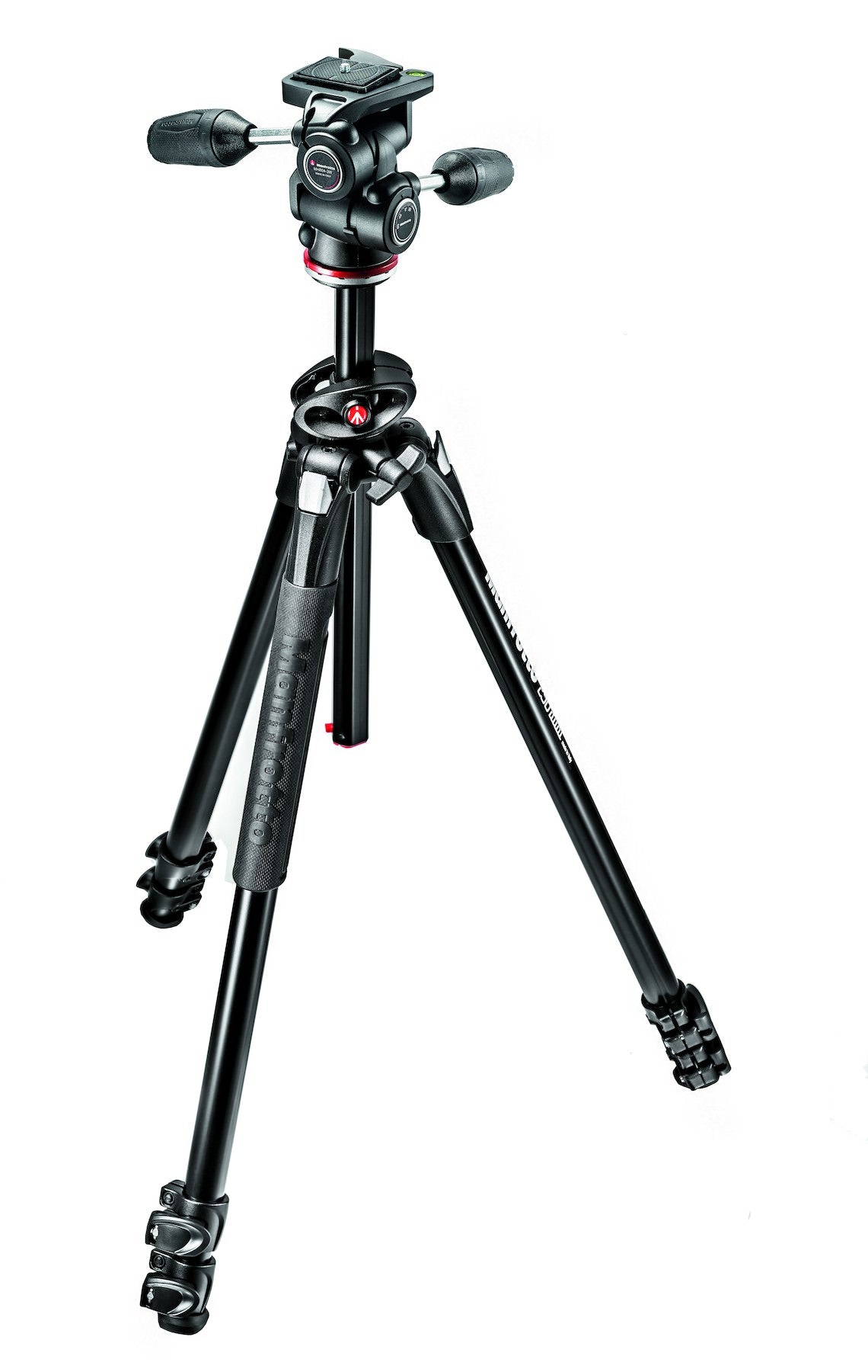 Manfrotto 290 Dual 3 Section Aluminum Tripod with 3 Way Head