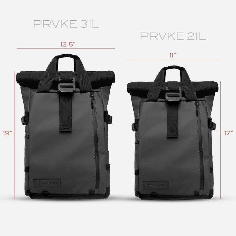 Wandrd Prvke 21 Backpack - Photo Kit - Black